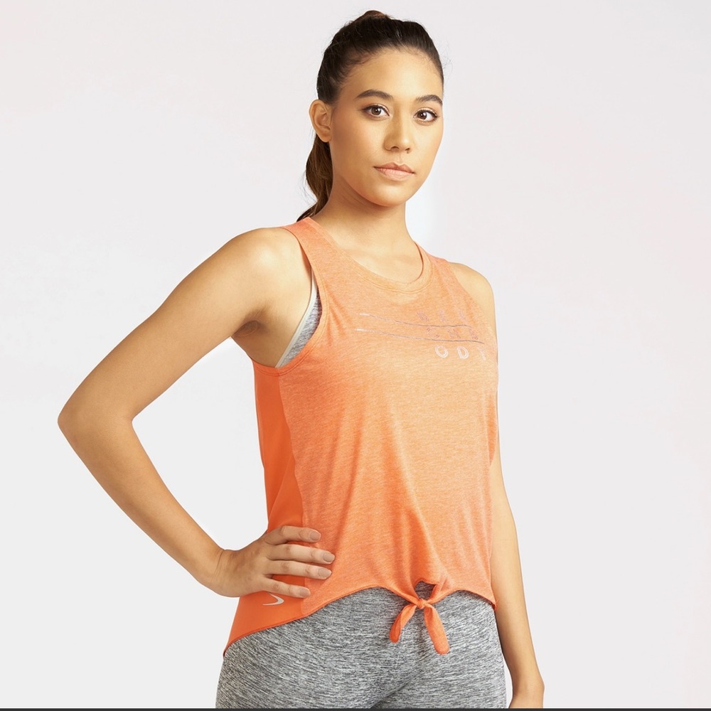 Beachbody Tied Up GFX Tank Orange Coral - Picture 10 of 11
